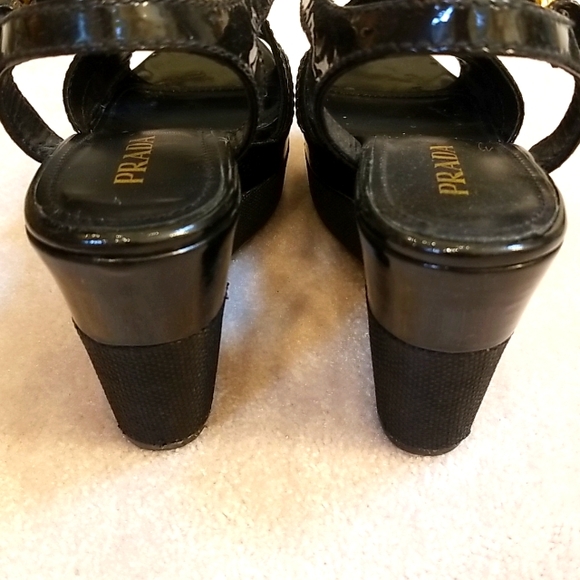 Prada Wedge Sandals - Picture 5 of 6